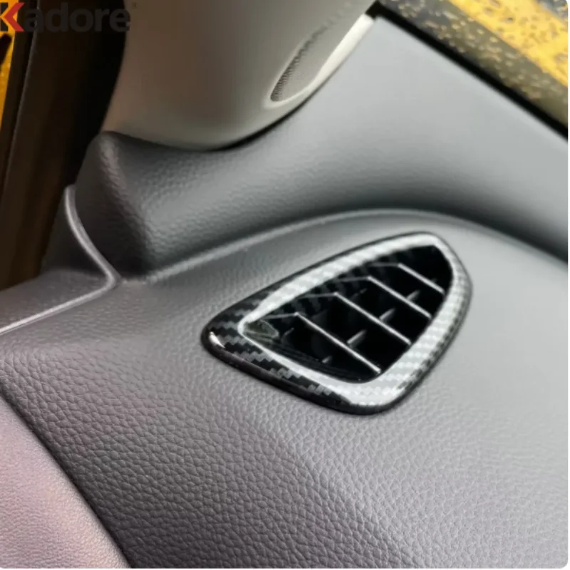 2pcs Front Air Conditioning Outlet Vent Trim Covers Frame Car Accessories HRV ZRV For Honda XR-V ZR-V HR-V Vezel 2022 -2024