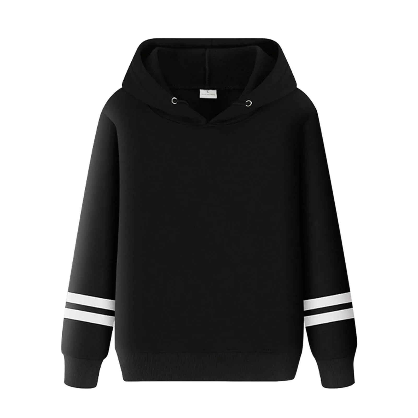 

Fashion Men Hoodies Sportwear Solid Color Daily Versatile Hooded Sweatshirt Casual Long Sleeve Pullover