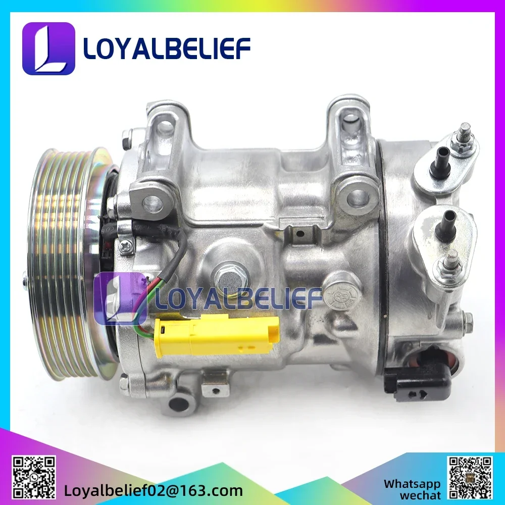 

AC Compressor For Peugeot 408 Citroen C4 Berlingo Sd7c16 9800839580 9671216780 9659875880 9651911480 9656483580