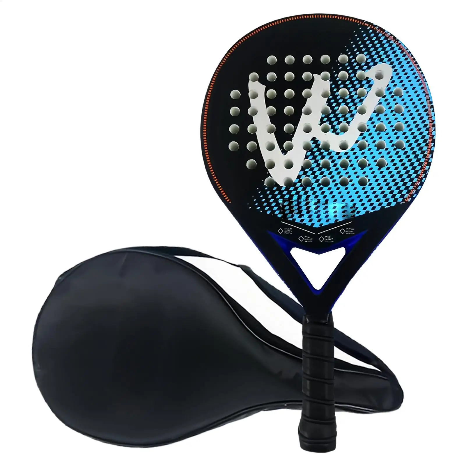 

Ракетка Pickleball из углеродного волокна, ракетка Pickleball, эргономичная ручка, оборудование с сумкой для хранения для начинающих, средних взрослых мужчин