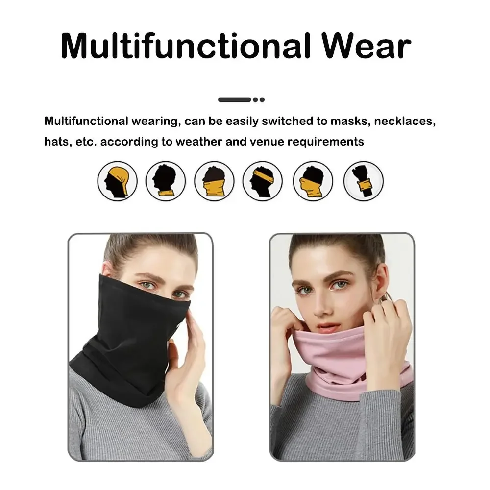 Winter Sports Bandana Running Velvet Thermal Neck Warmer Ski Hiking Cycling Riding Snowboard Scarf Men Women