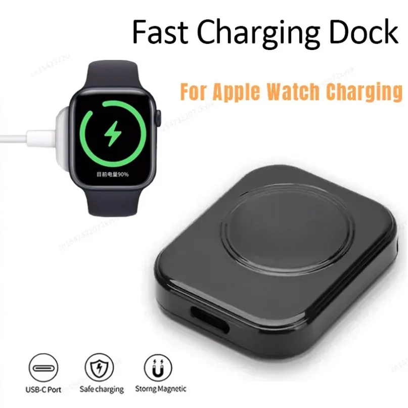 Portable Magnetic Wireless Charger or 3 in 1 Charging Station For iWatch 10/9/8/7/6/5/4/3/2 SE Smart Watch Fast Charging Dock