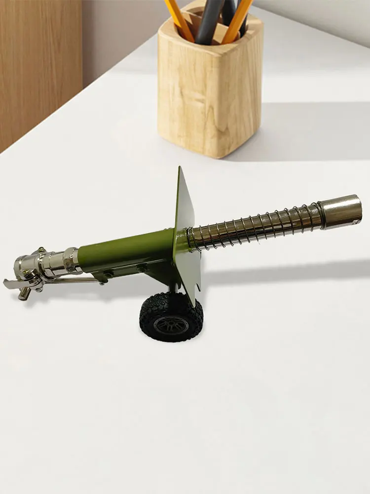 Mini canon à collectionner, Statue d'artillerie en acier inoxydable, réplique en métal, objets de collection, modèles artisanaux, cadeaux de Collection