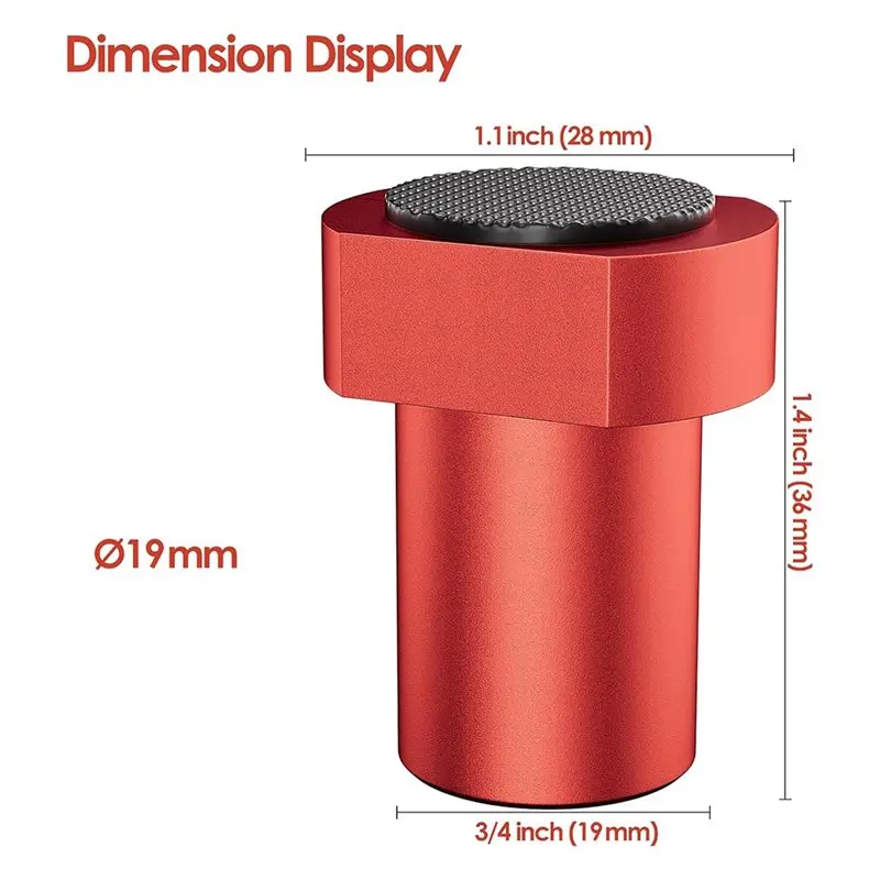 ABRB-Workbench Dogs In 12 Pack, 3/4" Aluminum Alloy Bench Dog Clamp With Non-Slip Pads For Woodworking, DIY Projects