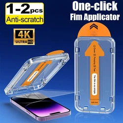 1-2Pcs Tempered Glass For Samsung A55 5G A53 A54 A56 A52S A51 A50 A35 A34 A25 A24 A23 A36 A21S A16 A15 A14 A13 Screen Protector