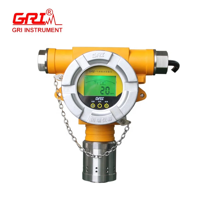 

0-20ppm VOC sensor leak gas detector with 4 20mA RS485 relay output