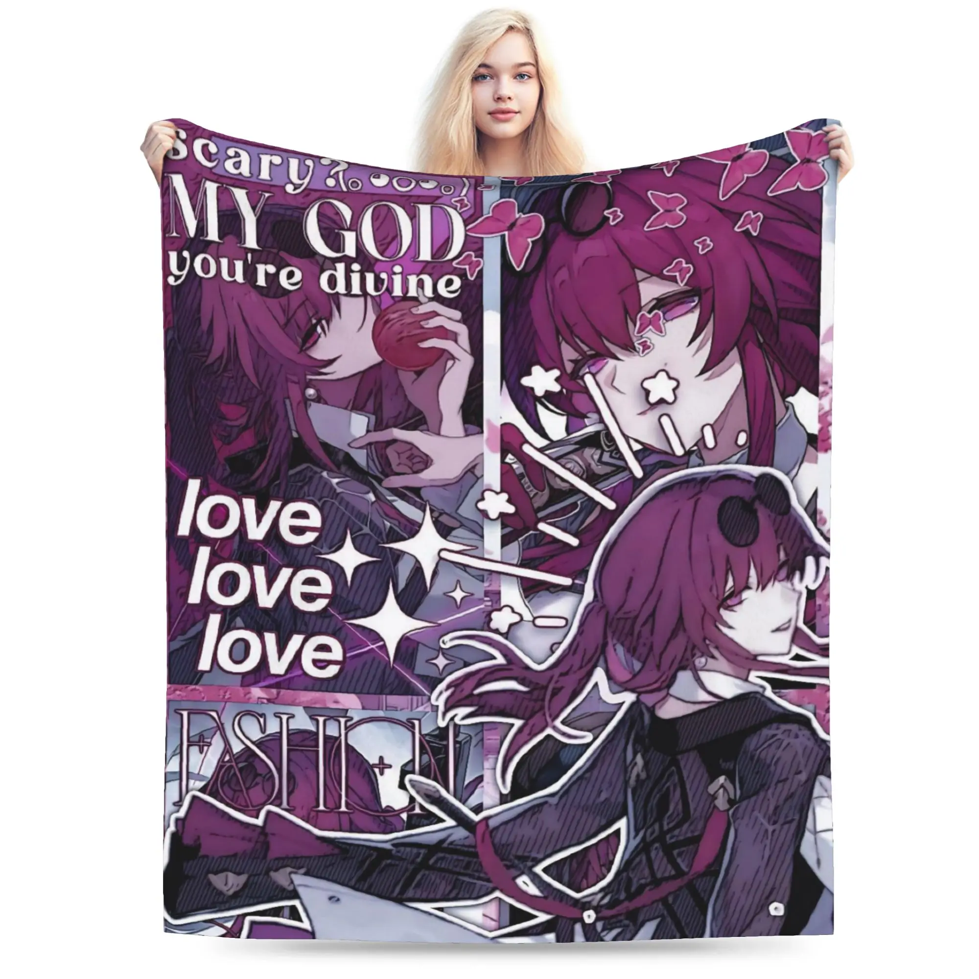 Honkai Star Rail Blanket Multi-size Warm Cozy Fluffy  Throw Blankets for Sofa Couch and Bed