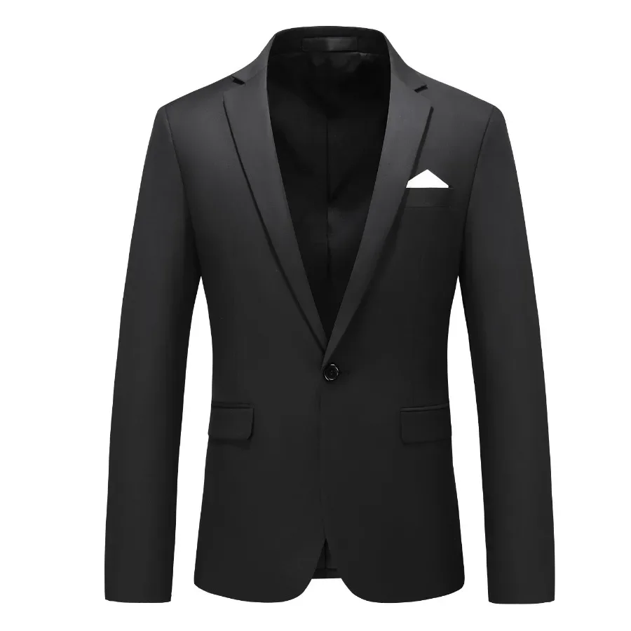 New 2024 Men's Suit Jackets Stylish Slim Blazer Business Wedding Party Dress Suits Suitable for All Seasons Big Size Men Suits