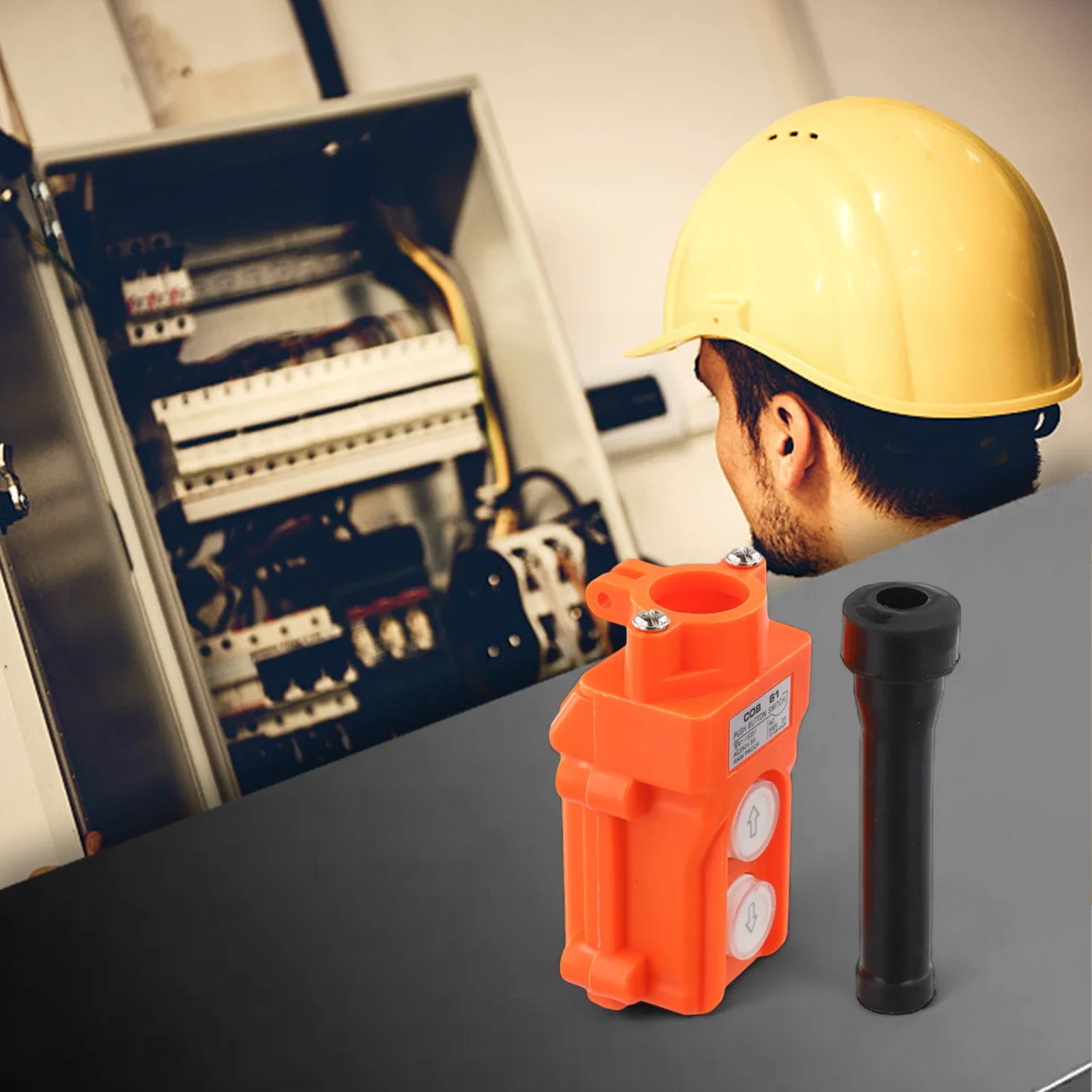 

2-позиционные кнопки контроллера подъемника, промышленный дистанционный переключатель, размеры 12 х 6,5 х 5 см, непромокаемый переключатель подъемника, грузоподъемность 500 В, 2 А