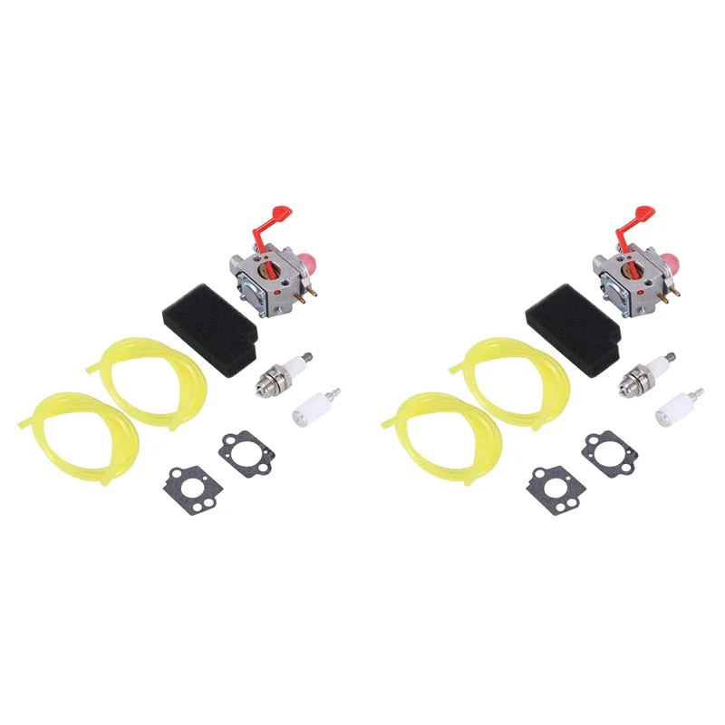 

Карбюратор AT63-2X 545081855 для Poulan Pro BVM200C P200C для GBV325 P325 Craftsman 25 куб.см, вентилятор для Walbro WT-875A