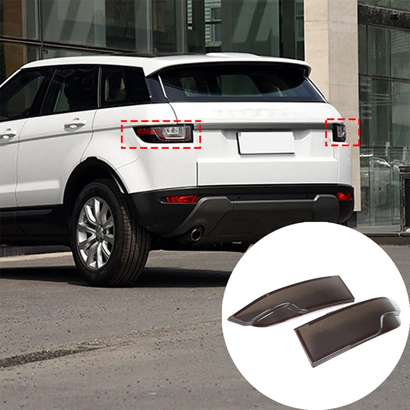 

Smoked Black Car Taillight Tail Light Lamp Decoration Cover for Land Rover Range Rover Evoque 2012-2019 Exterior Accessories