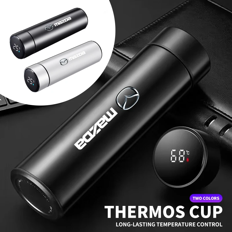 

Vacuum Flasks Digital Temperature Display LED Cup Cover For Mazda Mercedes Benz Alfa Romeo Renault MINI Seat Chevrolet Suzuki