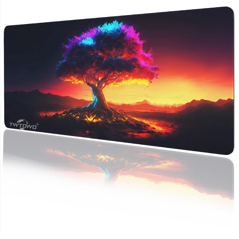 Tree of Life Art Mouse Pad Gaming XL Computer HD Large Mousepad XXL MousePads Soft Carpet Non-Slip Laptop Desktop Mouse Pad