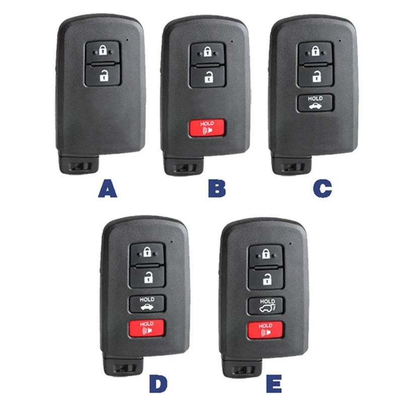 

2/3/4 Buttons Remote Key Shell Case for Toyota Avalon Camry RAV4 Corolla Highlander Smart Car Key Housing Fob