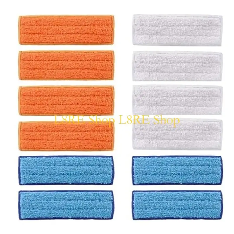 6/12 MOP 천의 L8RE 팩 청소 로봇 걸트 천을 스윕 로봇 교체 천 입초 Mopping Pads 세트 브라바 제트기
