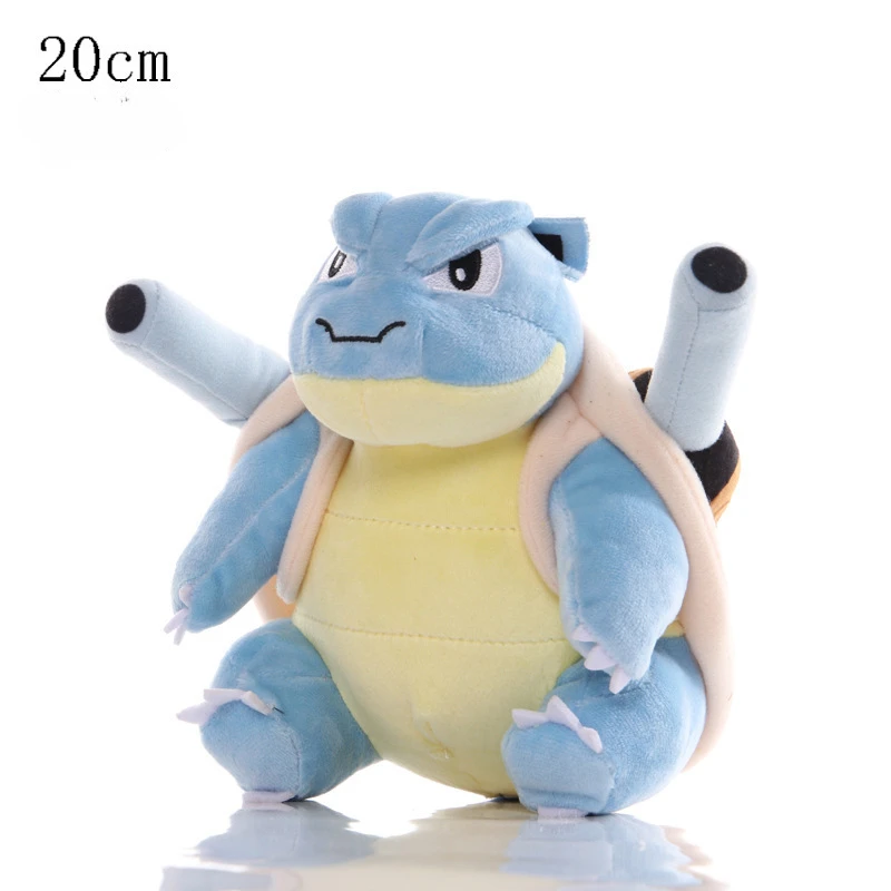 New 20cm Pokemon Stuffed Plush Toys Kawaii Pikachu Raichu Jenny Turtle Anime Doll Kids Birthday Christmas Gift