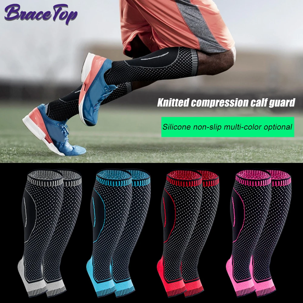 1 PCS Running Compression Socks Orthopedic Support Knee High Stockings Calf Ankle Protector for Football Skiing Varicose Veins