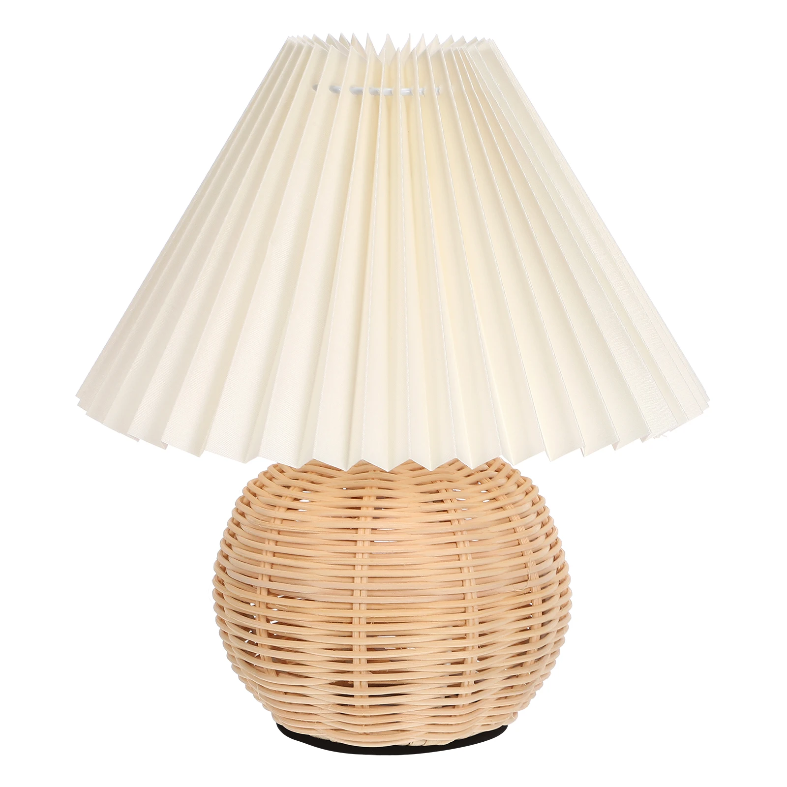 

Pleated Table Lamp Warm Light USB LED Night Lamp for Bedroom Bedside Desk Modern Creative Atmosphere Small Light