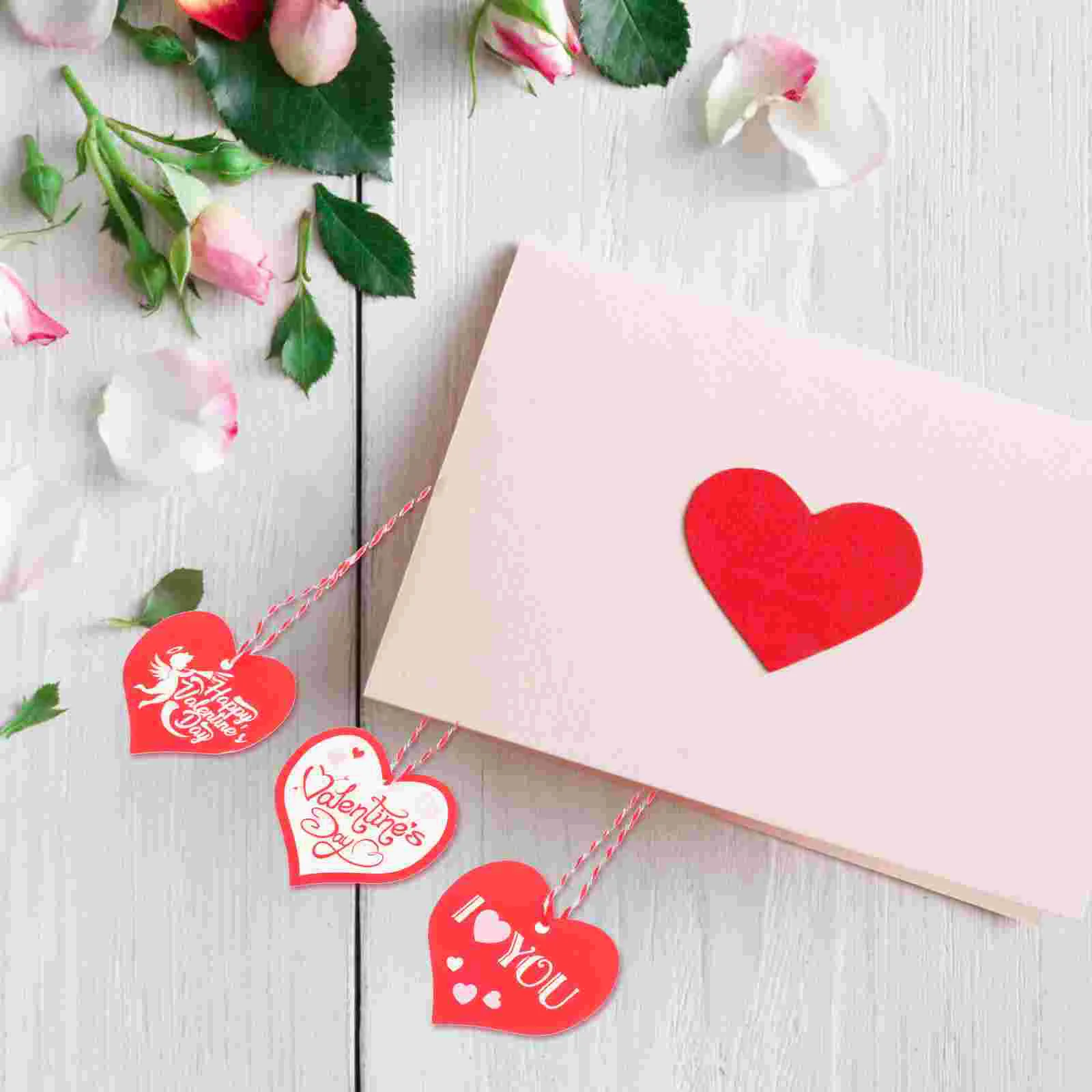 3 Bags Tags for Heart of The Lid Valentine's Day Bookmarks Wedding Hanging Bride