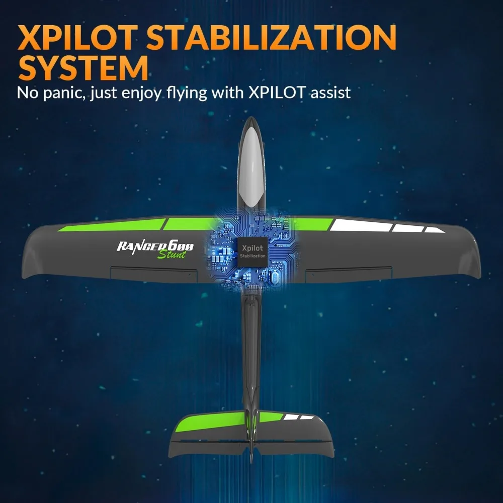 Усовершенствованный радиоуправляемый самолет Volantex для взрослых — 4-канальный контроль, прочная пена и 3 режима полета