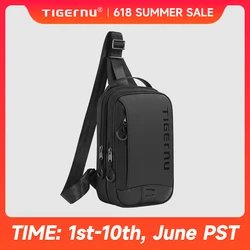 Borsa a tracolla da uomo con garanzia a vita borsa a tracolla da uomo stile Cool borsa da 9.7 pollici per IPad borsa a tracolla maschile Casual Mini borse Lightweigt