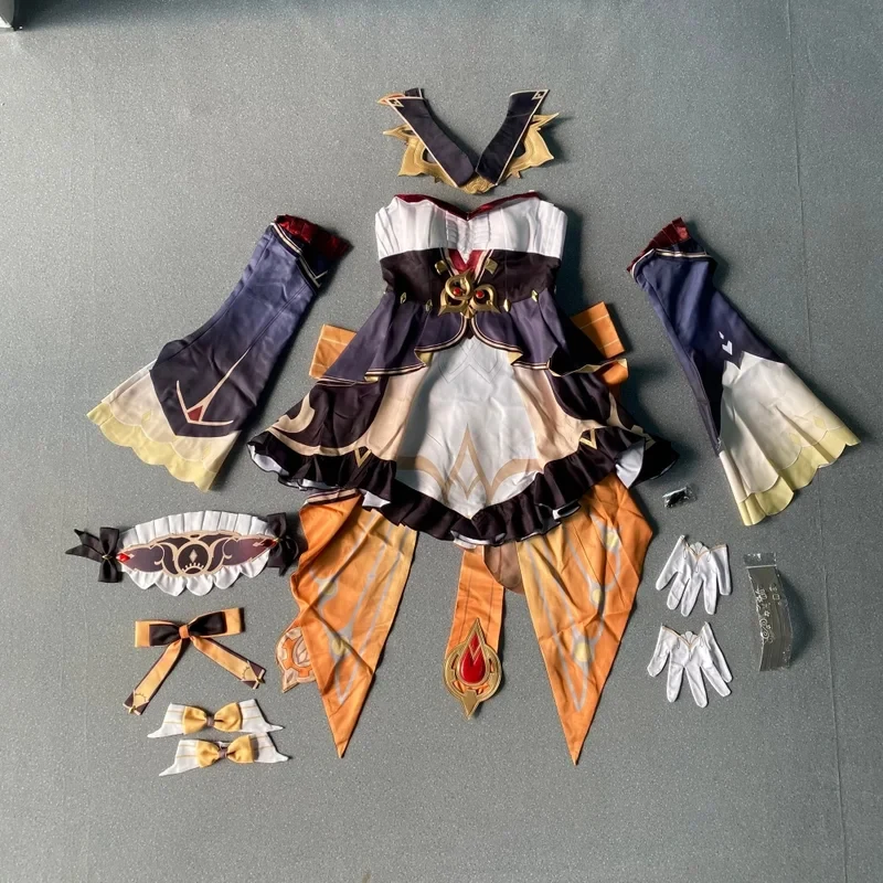 

ABC123Sandrone Cosplay Genshin Dress Impact Sandrone Costume Wig Halloween Party Role Playing Outfit5,j'8.k/4\