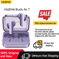 Global Version realme Buds Air 7 Earphone 52dB Noise Reduction BT 5.4  Hi-Res LDAC 2.0 Wireless Headphone realme Buds Air7 