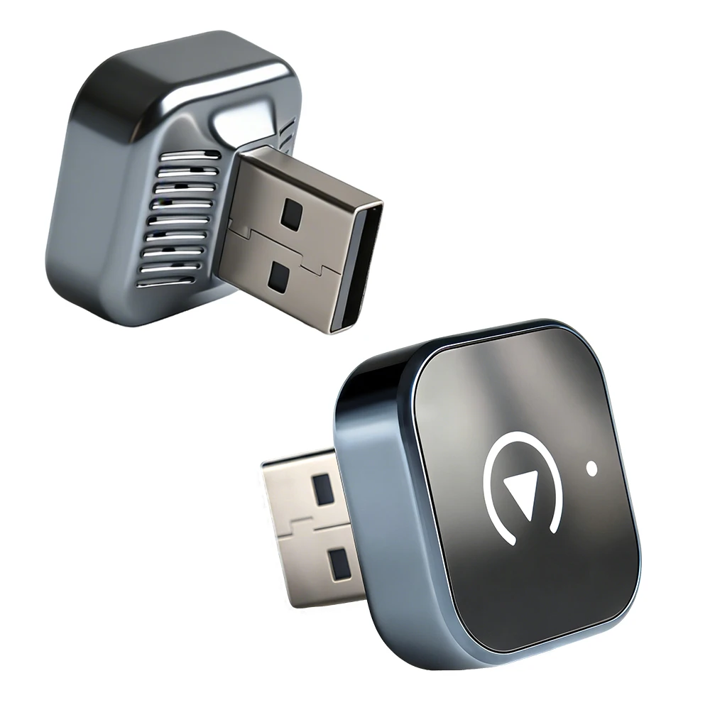 Mini Wireless CarPlay Converter Universal USB Adapter for Apple Android Phones No App Required