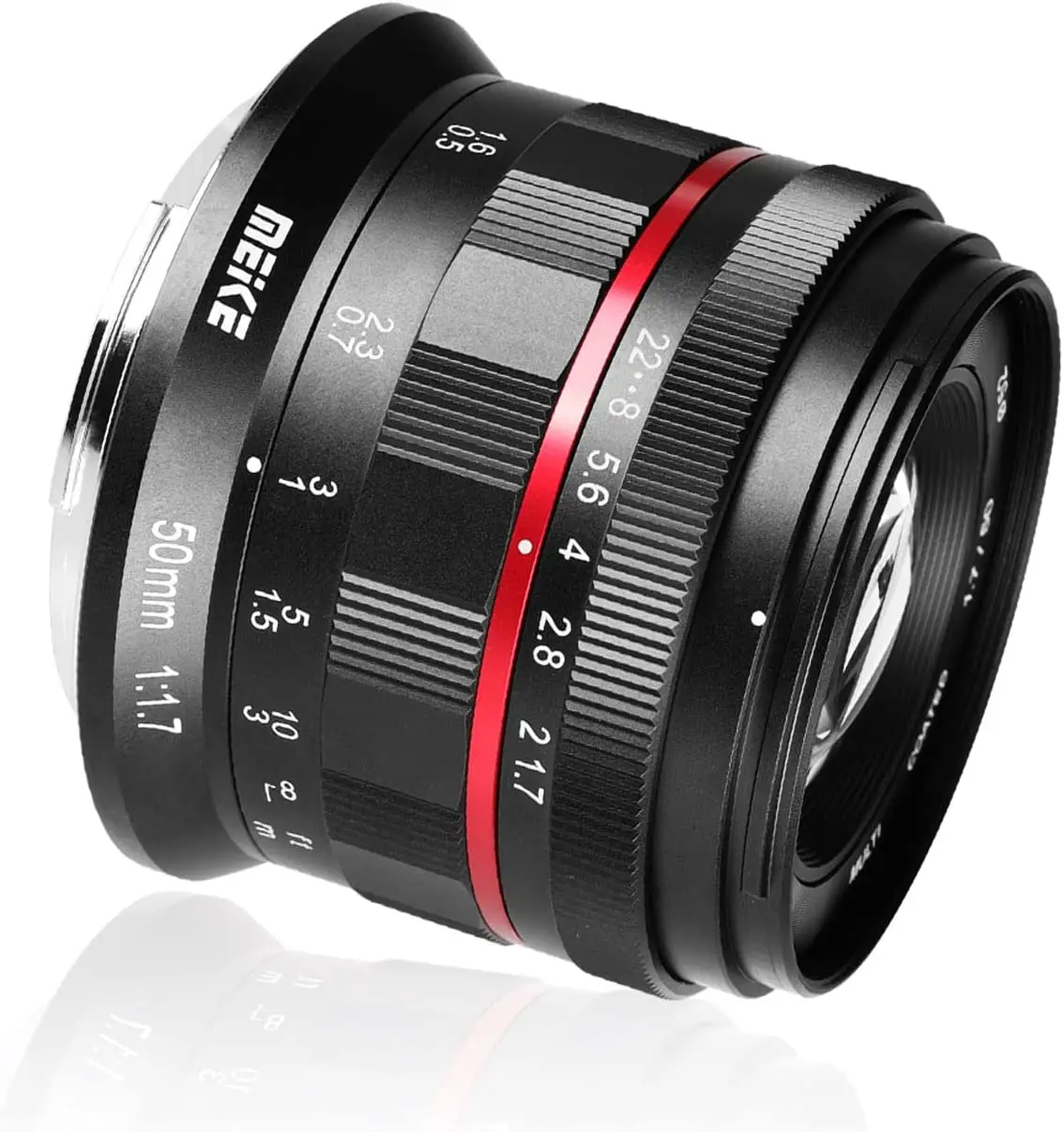 Meike 50mm F1.7 obiettivo di messa a fuoco manuale ad ampia apertura per fotocamere Mirrorless Sony FE E Mount A7RIII A7III a7rav A7IV A7 A9