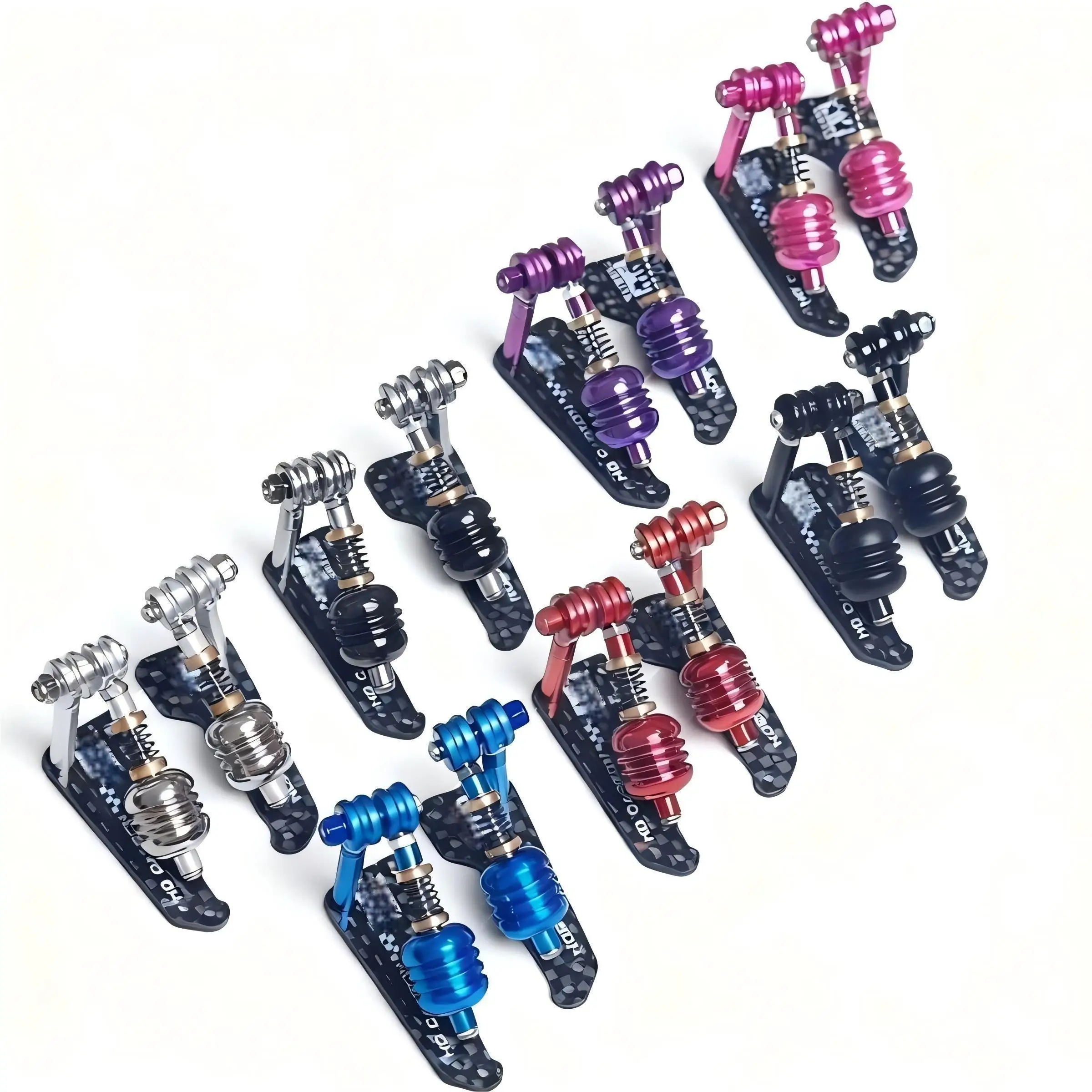 MA AR FMA VZ Chassis Suspension Swing Set, 2PCS Side Stay Plate Shock Pendulum for 1/32 Mini 4WD, Upgrade Parts Kit