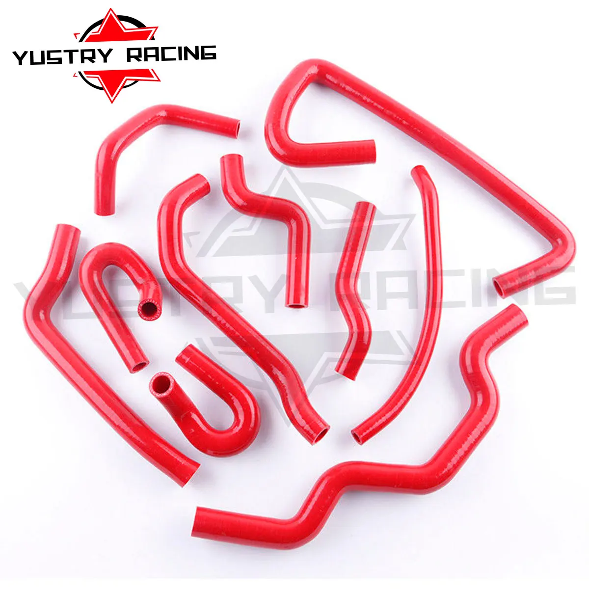 10PCS For Renault Clio WilliamS 19 16S 16V F7P 1.8L 1988-1997 Silicone Radiator Hose Kit Pipe 1989 1990 1991 1992 1993 1994 1995