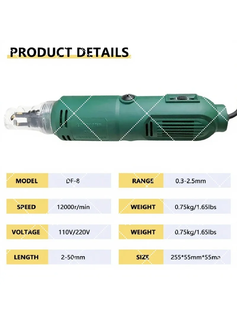 110V/220V Electric Enameled Copper Wire Stripping Machine, Wire Stripper & Paint Scraper Repair Tool
