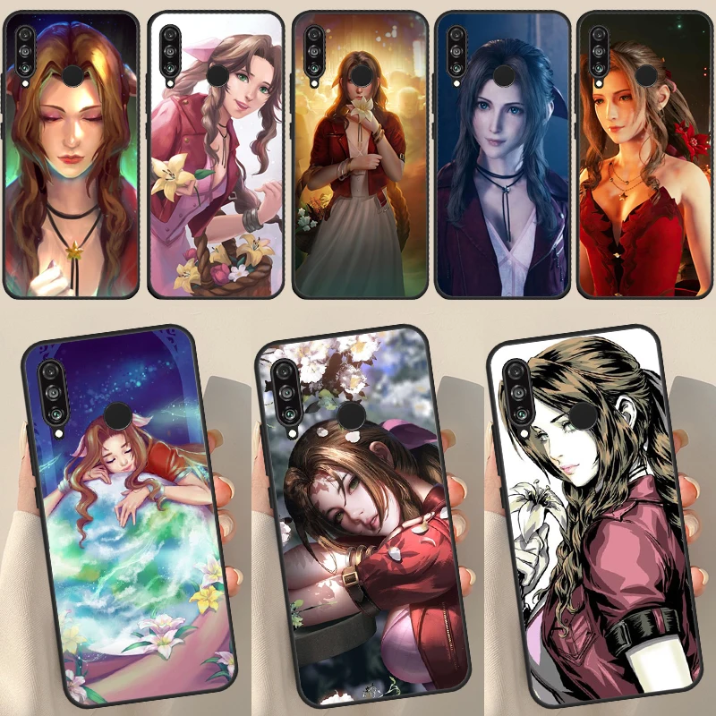 Aerith Gainsborough Final Fantasy Case For Huawei P50 Pro P20 P30 P40 Lite P Smart 2019 Nova 9 5T Cover For Honor 50 8X 9X