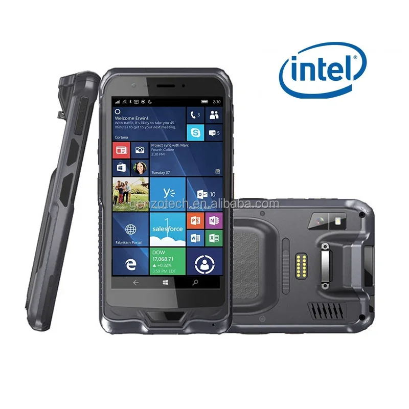 

GENZO W602 Rugged PDA Windows 10 mobile computer with docking station and barcode scanner rfid pda reader windows pda