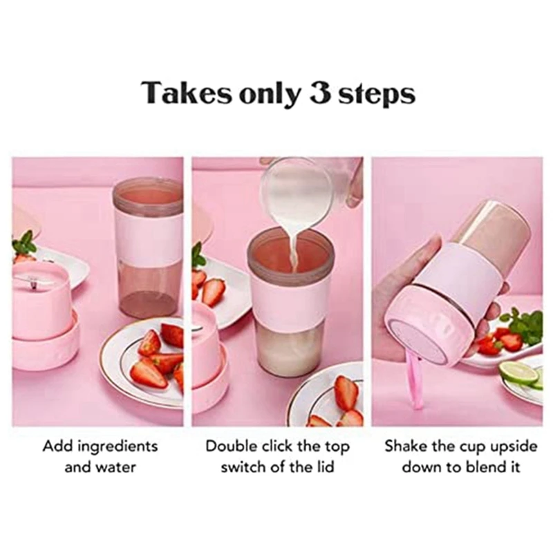 آلة كهربائية الفاكهة كوب فواكه صغيرة عصارة مريحة الشخصية الفاكهة خلاط عصير