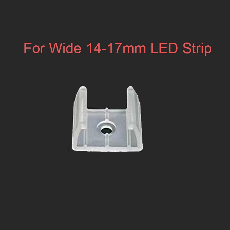 6mm 8mm 10mm 12mm 20mm LED Strip Fix Clips Connector For Fixing 5050 2835 RGB Neon Light/COB Plastic Buckle Flexible Accessories