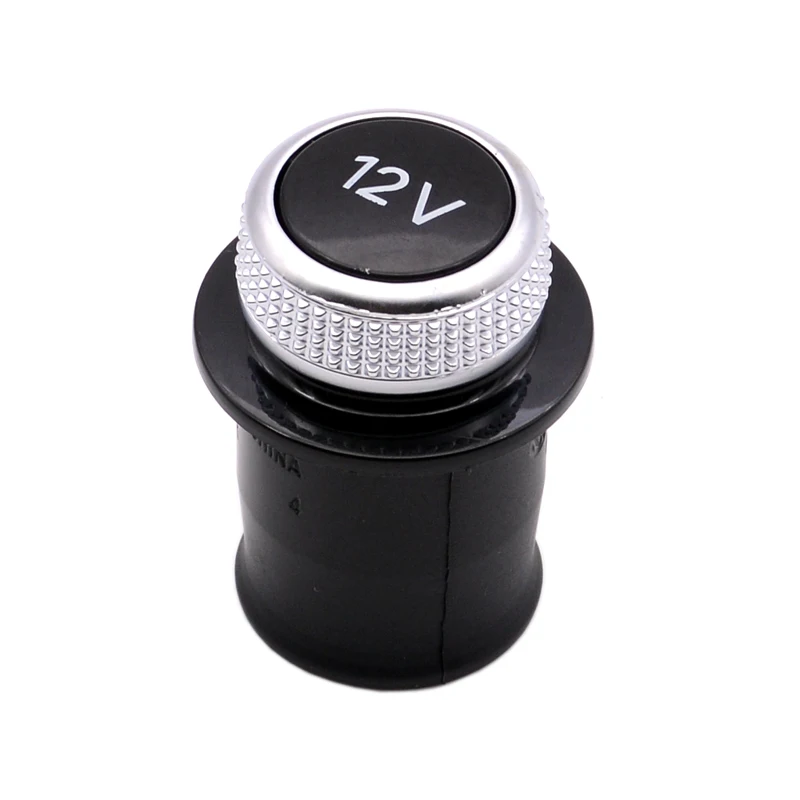 12V Car Cigarette Lighter Dummy Dust Cover Chrome Plated Cigarette Lighter  Plug For Audi A1 A3 A4 A5 A6L Q2 Q3 Q5 RS7 Q7 TT R8
