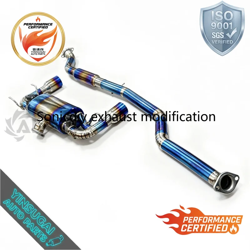 SS304 Sport Catback Exhaust for Mazda MX-5 NC 2008-2014 2.0L Performance Muffler Direct Fit Sound Pipe Upgrade