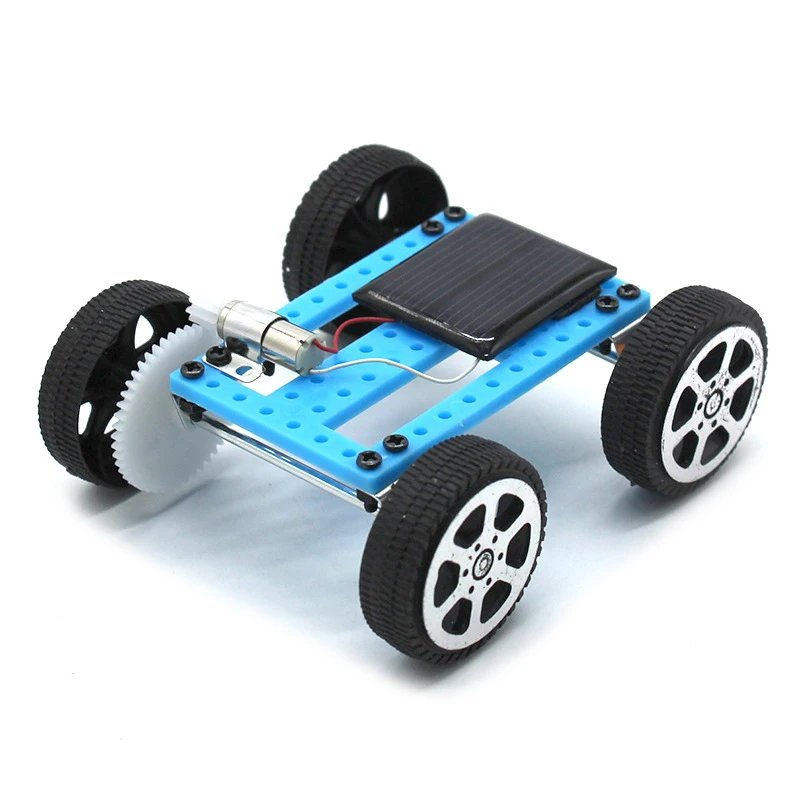 Mini Solar Car Toys para crianças, DIY Handmade montado, Science Experiment, Brinquedos Tecnologia, Pequena Produção