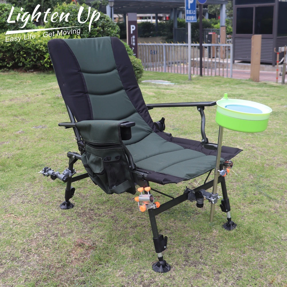 Portable Cheap Folding Beach Chair For Outdoor Fishing Garden Oxford Cloth Backrest Bag Blue Load 150KG