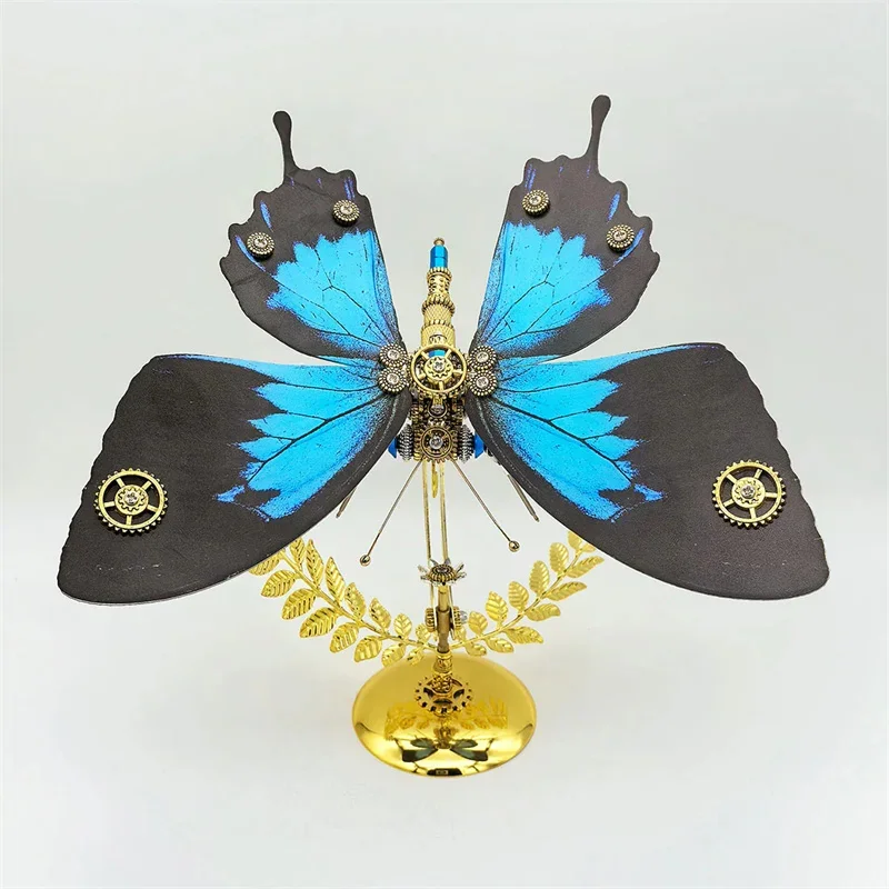 Steampunk Butterfly 3D Puzzle Metal Model Kit Cyberpunk Mechanical Insects DIY Assembly Toys for Adults Kids Gift