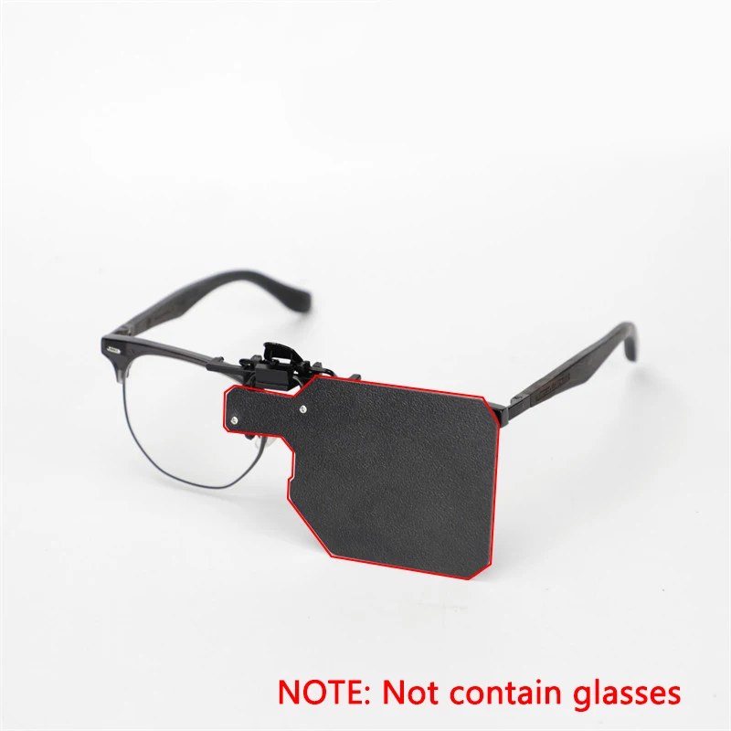 Outdoor Portable EDC Shooting Training Glasses Shield Training Clip Mask Aiming Assist Tool