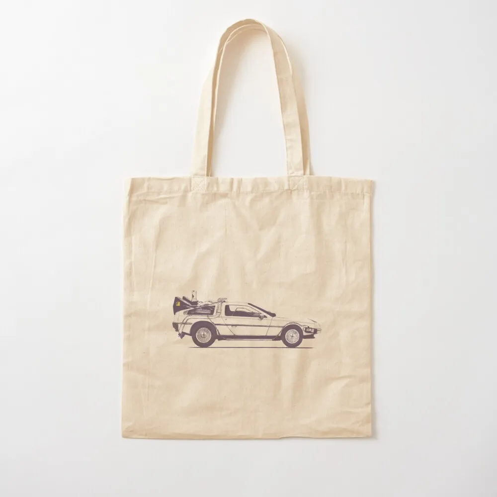 Delorean Tote Bag tote bags cloth bags Women bags canvas tote Reusable
