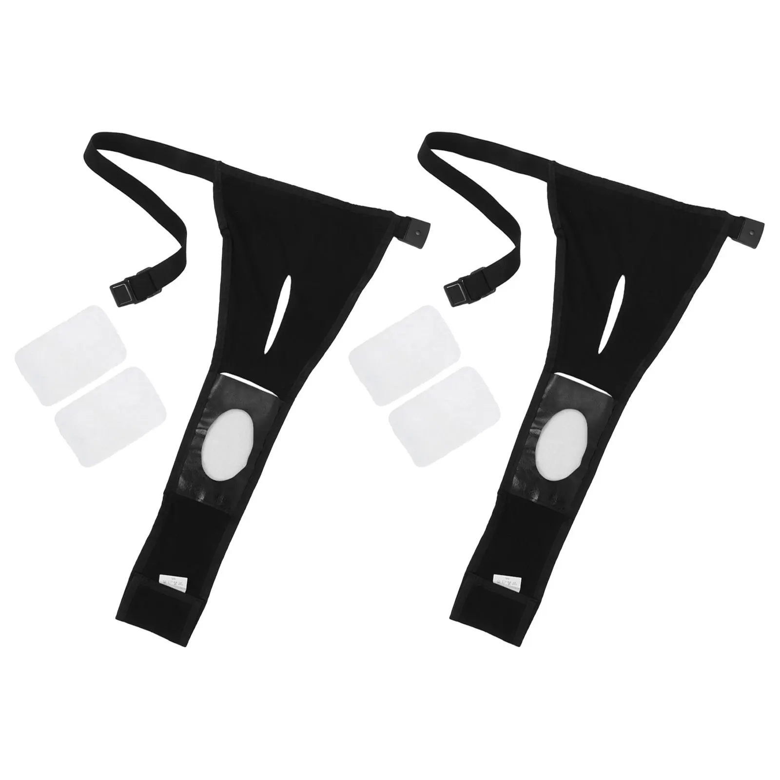 

2Pcs Puppy Diapers Female Dog in Heat Washable Adjustable Leakproof Dog Hygiene Pants Reusable Menstrual Period Protective