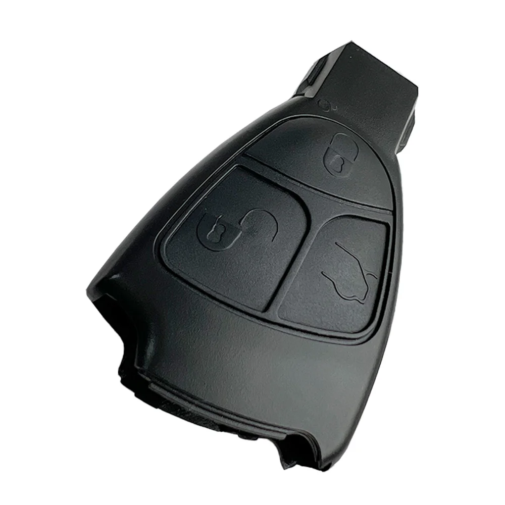 مفتاح السيارة عن بعد فوب بدائل لا شفرة غطاء شل لمرسيدس بنز B C E ML S CLK CL 3 أزرار W203 W211 W204 أسود #3
