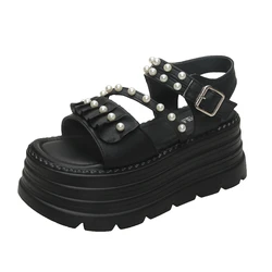 Summer Women Casual Slippers Women's Muffin Shoes Ladies Thick Soled Casual Sandals Adult Casual Beach Shoes Female Jelly Shoes