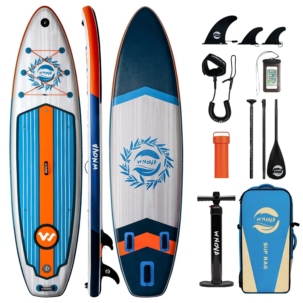 2026 Neue WNOVA-Serie Paddleboard, ultraleichtes aufblasbares Paddleboard, 335-350 cm Größe, PVC-Material, Wassersport für Erwachsene, Yoga, Angeln, Reisen, Meeres-Surfen, rutschfestes Paddleboard