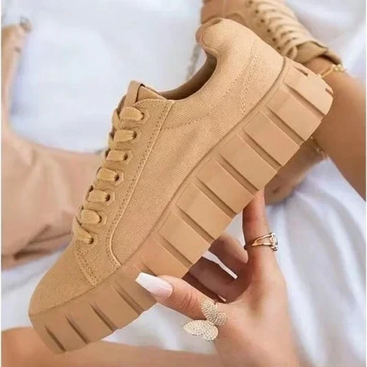 Brand New Sneaker Casual Shoes Big Size 43 Shoelaces Fashion Black Purple Leisure Woman Canvas Shoes Flats Zapatos Mujer