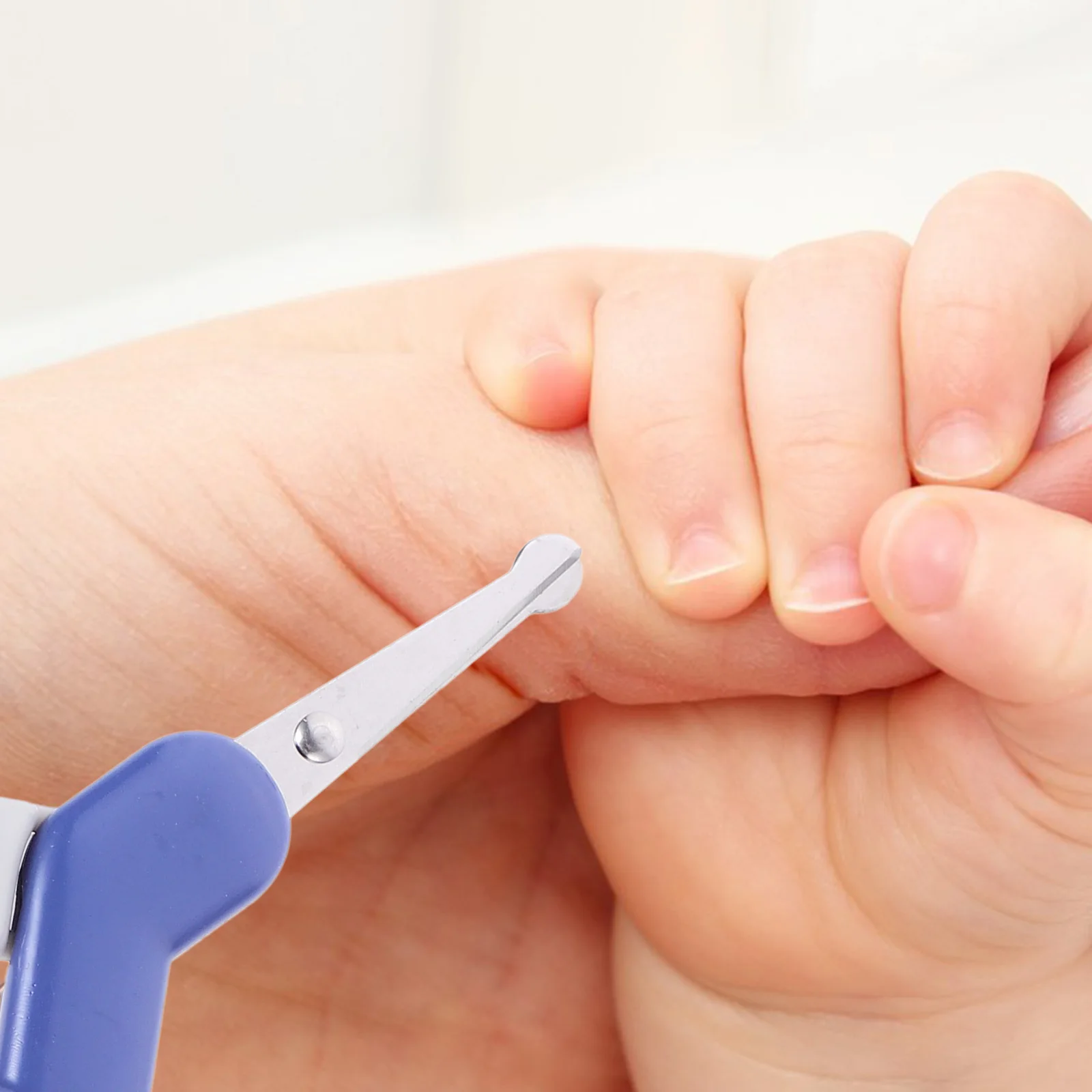 

2 шт. детские ножницы прочные практичные долговечные использование уникальный дизайн удобная ручка ногти на ногах для новорожденных ногтей