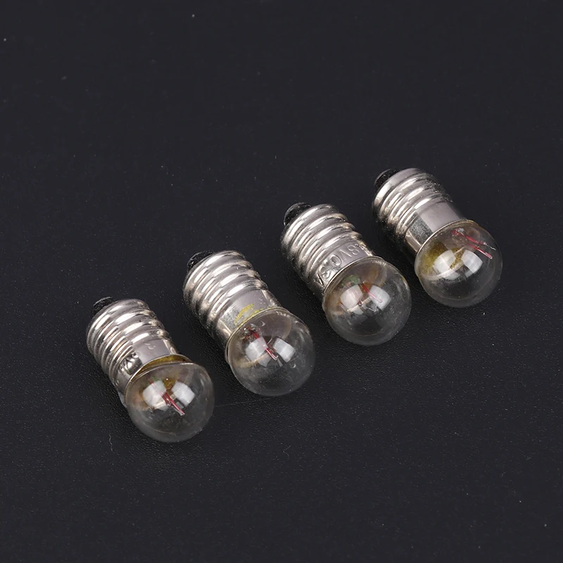 25Pcs Miniature Round 1.5V 3.8V Small Light Cannon For Student Physics Experiment Flashlight Small Light Bulbs Beads